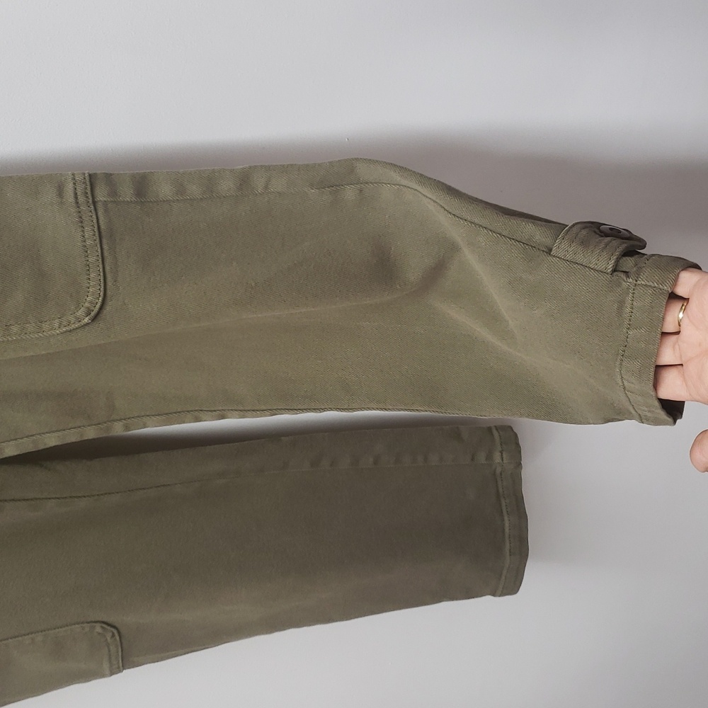 Wilfred Free X Aritzia Pants Women's 8 Modern Cargo Olive Green Utility Tapered - Picture 3 of 13